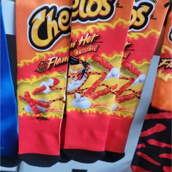 Comfortable Hot Cheetos  - Crew Socks - for Men - Picture 2 of 2